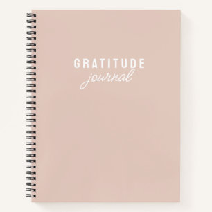Journal de reconnaissance rose minimaliste