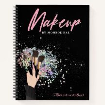 Journal de rendez-vous de l'artiste de maquillage 