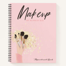 Journal de rendez-vous de l'artiste de maquillage 