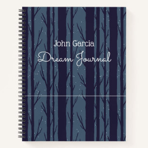 Journal de rêve Night Woods personnalisé