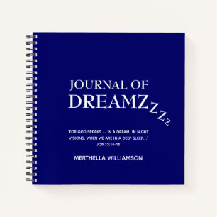 Journal de rêve personnalisé élégant