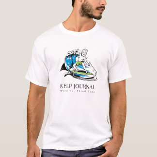 Journal de varech de T-shirt avec le lambeau de