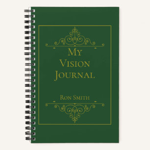 Journal de vision élégant personnalisé