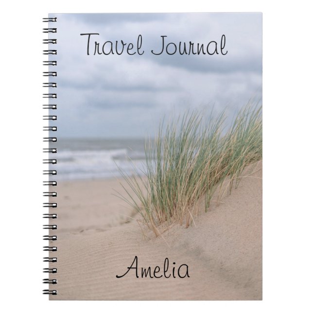 Journal de voyage de vacances personnalisé (Devant)