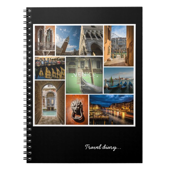 Journal de voyage de Venise, Italie, Europe (Devant)