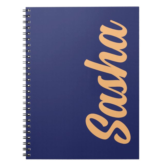 Journal d'écriture de Carnet de nom personnalisé (Devant)