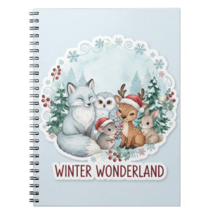 Journal des Animaux Mignons de la Forêt d'Hiver