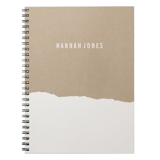 Journal des bords arrachés - Blanc (Devant)