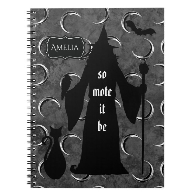 Journal des Carnets sorcières personnalisées (Devant)