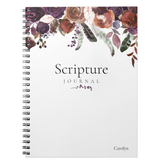 Journal des écritures florales (Devant)