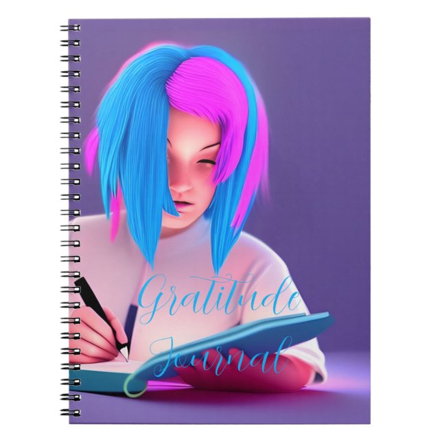 Journal des filles aux cheveux roses et bleus (Devant)