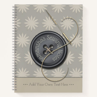 Journal des notes de couture du bouton It