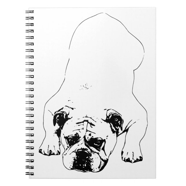 Journal des pensées calmes de bouledogue (Devant)