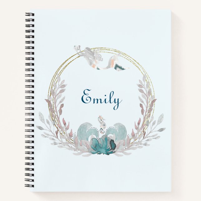 Journal des puces d'aquarelle et de sirène (Devant)