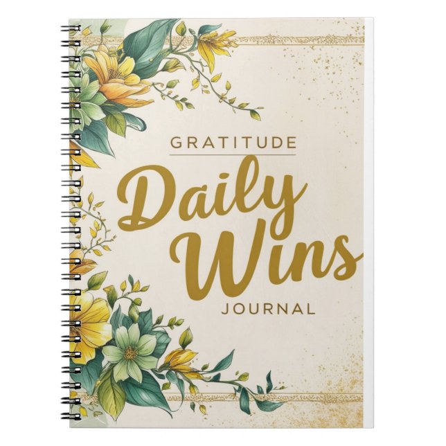 Journal des victoires quotidiennes - Gratitude (Devant)