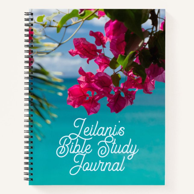 Journal d'étude biblique des fleurs tropicales (Devant)
