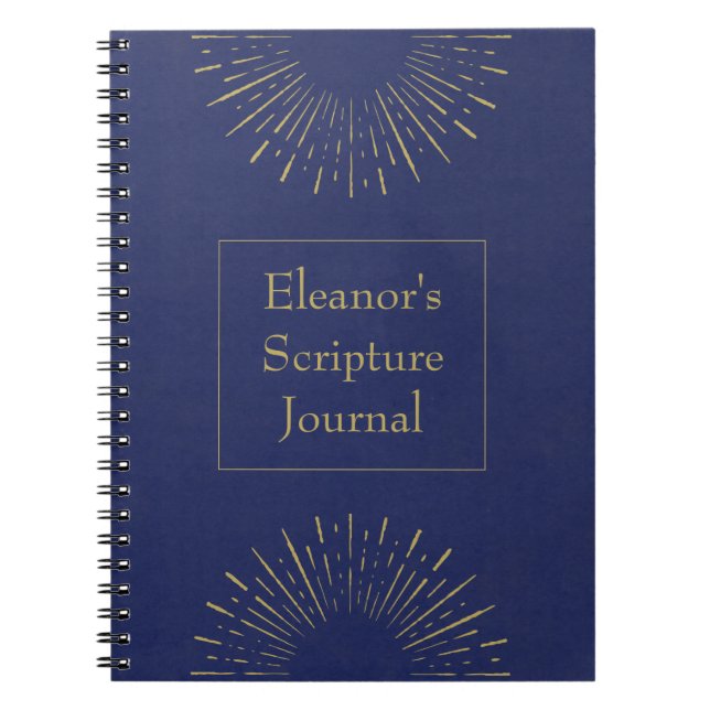 Journal d'étude biblique ou d'écriture personnalis (Devant)