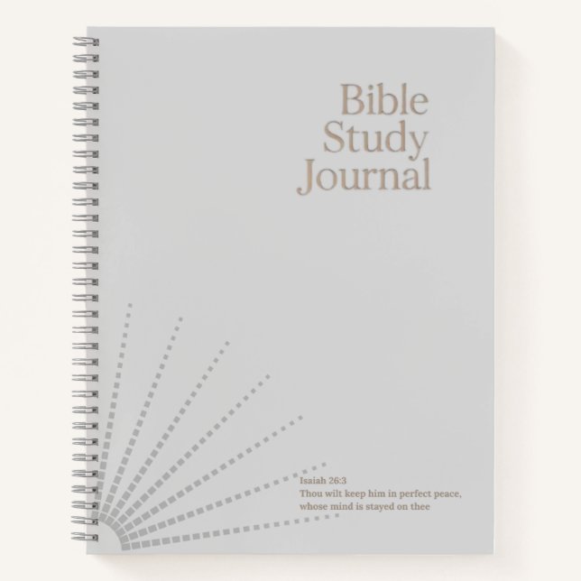 Journal d'étude de la Bible (Devant)