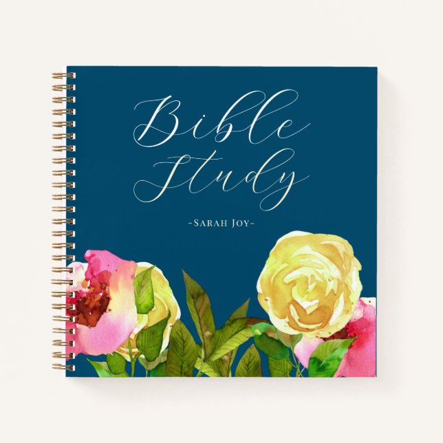 Journal d'étude de la Bible d'aquarelle (Devant)