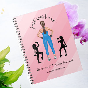 Journal d'exercice et de remise en forme tendance 
