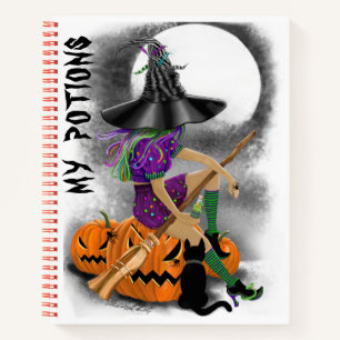 Journal d'Halloween/ Livre de croquis/Carnet du pl