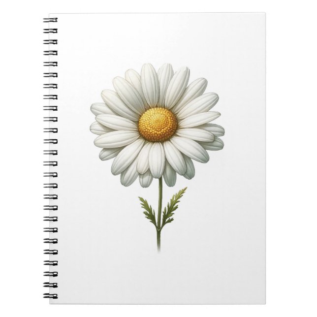 Journal d'herbe de fleur de marguerite blanche sim (Devant)