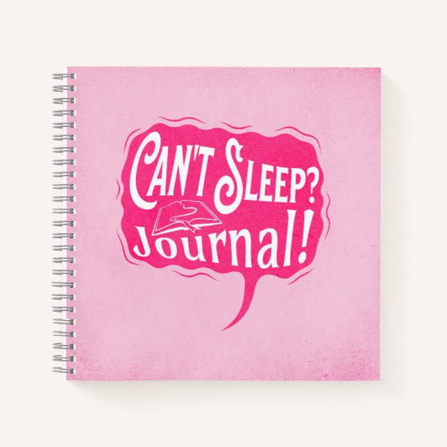 Journal d'insomnie avec nom personnalisé (Devant)