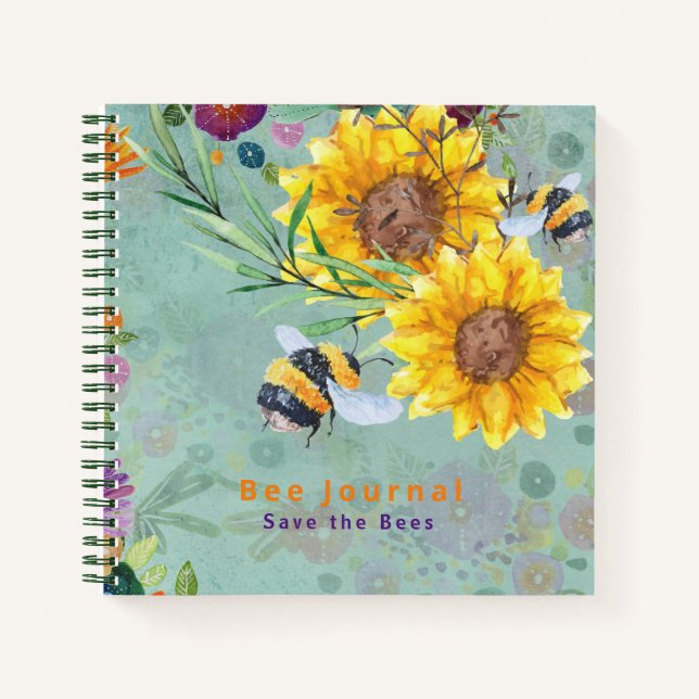 Journal d'observation des BEE - Gardiens d'abeille (Devant)