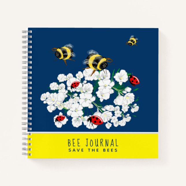 Journal d'observation des BEE - Gardiens d'abeille (Devant)