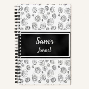 Journal Doodle-Swirl personnalisé