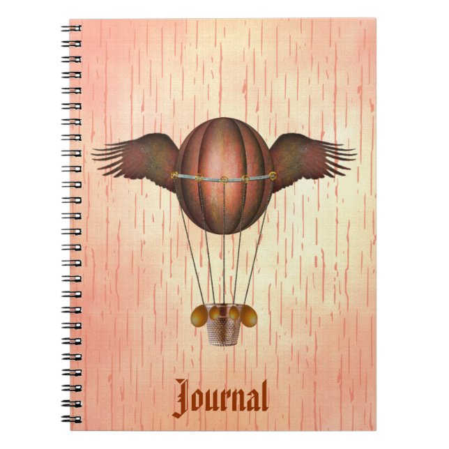 Journal du ballon ailé en vapeur (Devant)