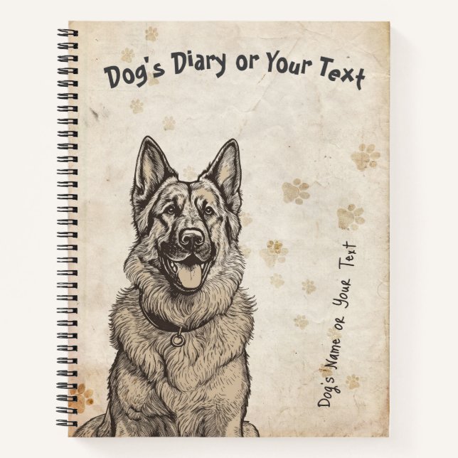 Journal du berger allemand (Devant)