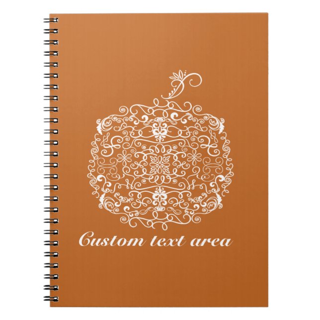 Journal du Carnet d'automne du Citrouille Filigree (Devant)