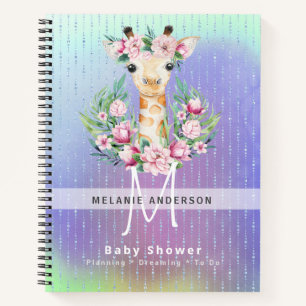 Journal du Carnet du planificateur de Baby shower 