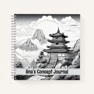 Journal du concept de pagode chinoise