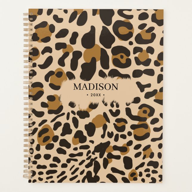 Journal du Motif du Poster de animal Leopard perso (Devant)