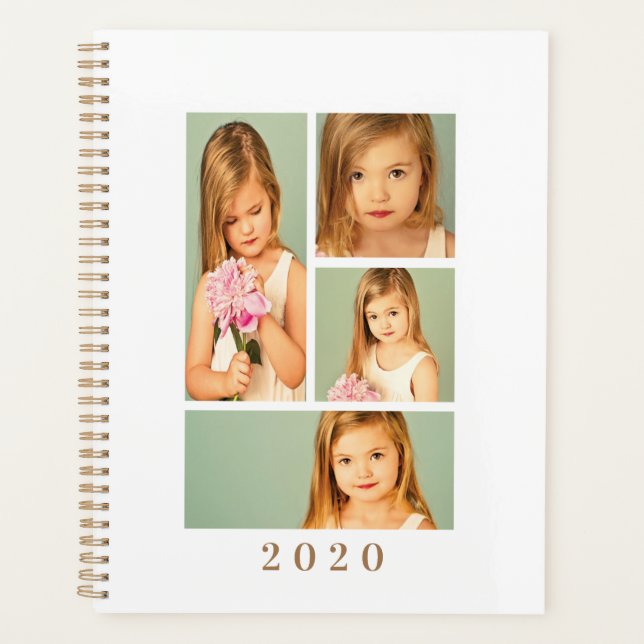 Journal du planificateur photo personnalisé 2020 (Devant)