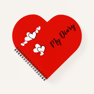 Journal en forme de coeur