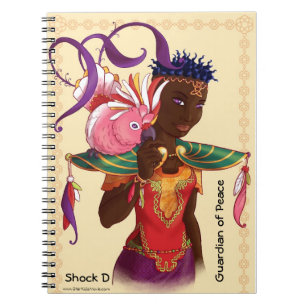 Journal en spirale du choc D d'enfants d'étoile