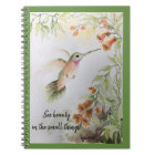 Journal - Fleurs de coucher de soleil de colibri e