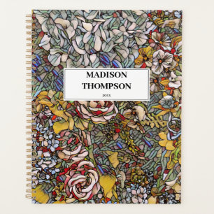 Journal floral en verre feuilleté personnalisé