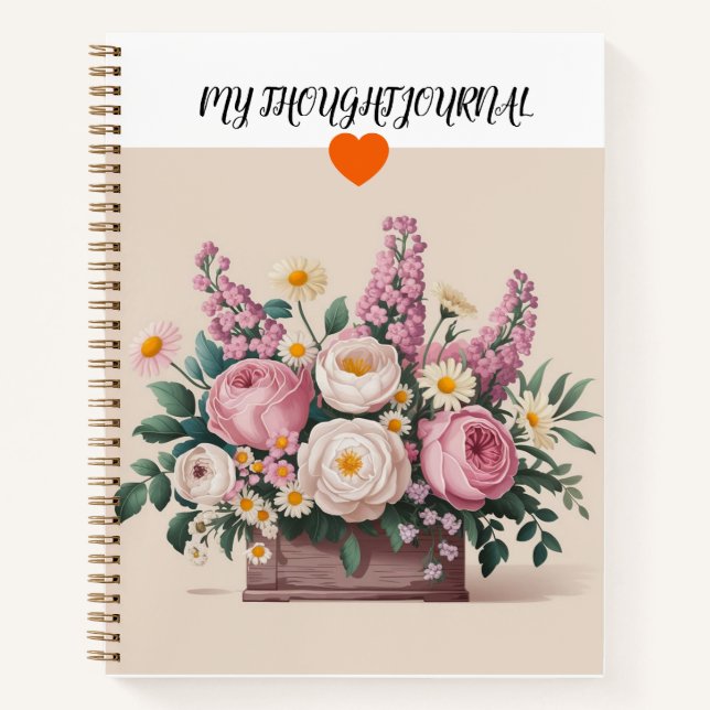 Journal floral mou (Devant)