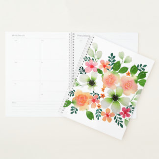 Journal floral Pastel 