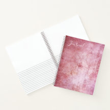 Journal floral rose