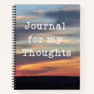 Journal For My Thoughts Sunset