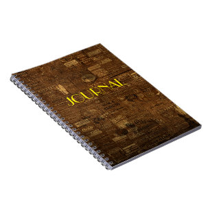 Journal Gold vintage