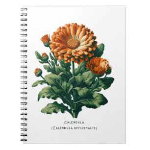 Journal Herbal Fleur de Calendula