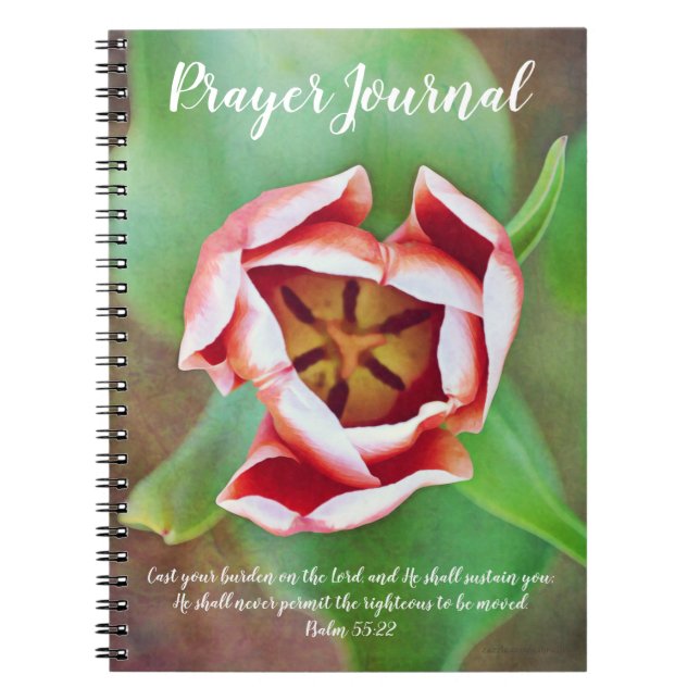 Journal intérieur de prière de tulipe (Devant)