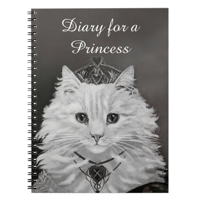 Journal intime pour une princesse - reine de chat (Devant)