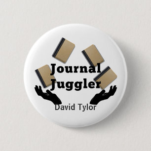 Journal Juggler 2 Inch Round Button